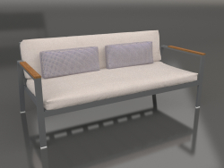 2-Sitzer-Sofa (Anthrazit)