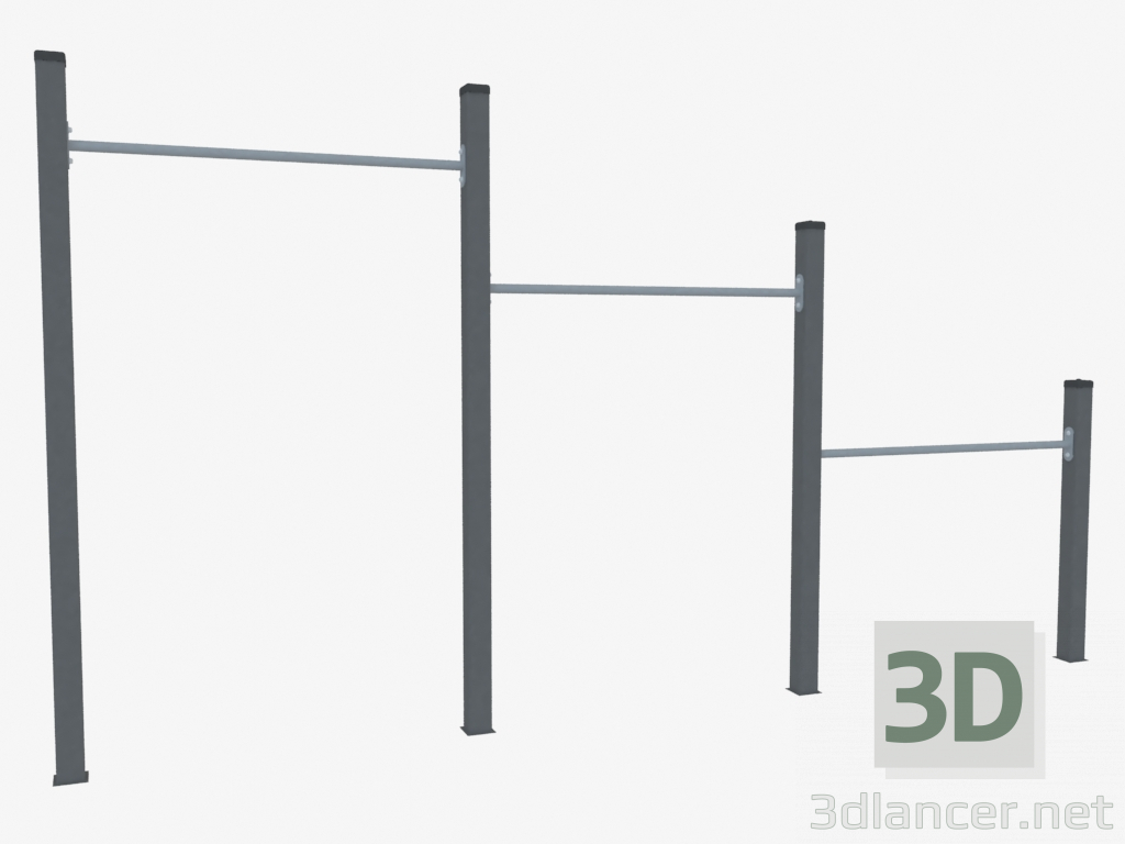 modello 3D Complesso sportivo (WL0006) - anteprima