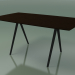3d model Soap-shaped table 5418 (H 74 - 90x160 cm, 180 ° legs, veneered L21 wenge, V44) - preview