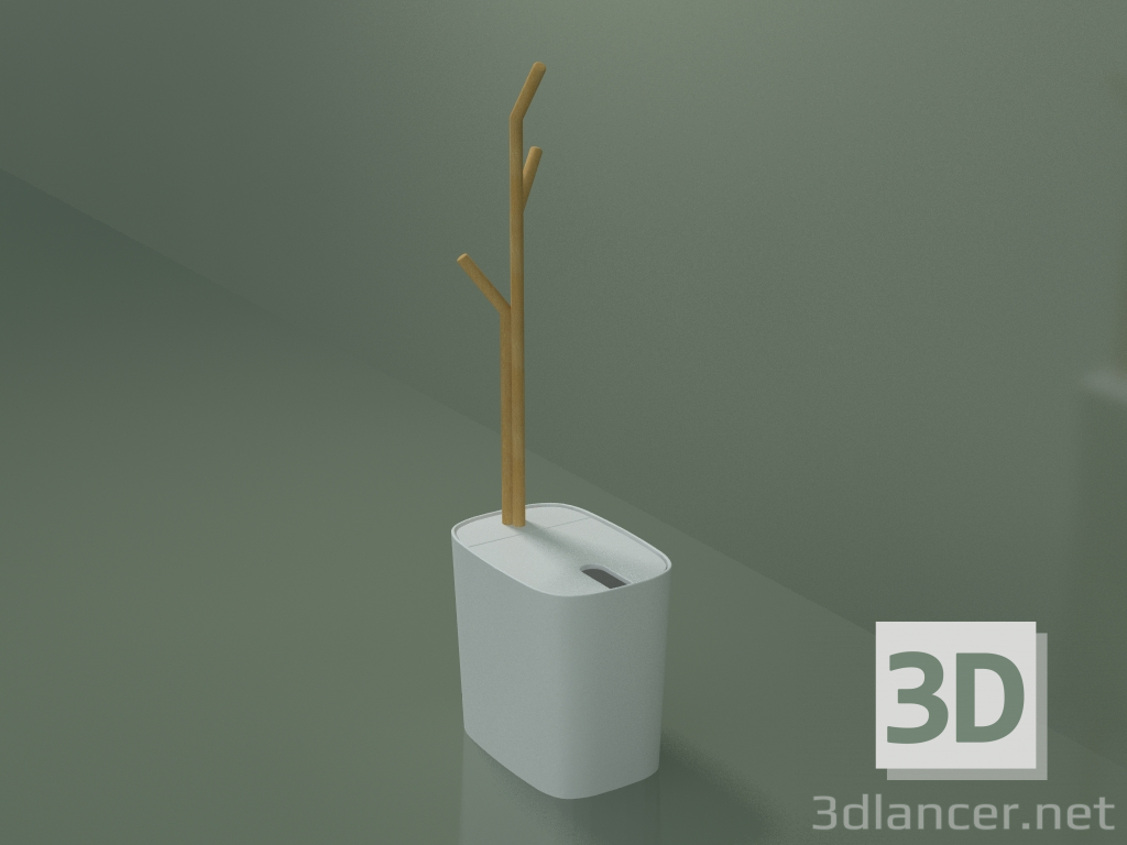 modello 3D Portabiancheria con appendiabiti (90F08002) - anteprima