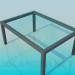 3d model Glass coffee table - preview