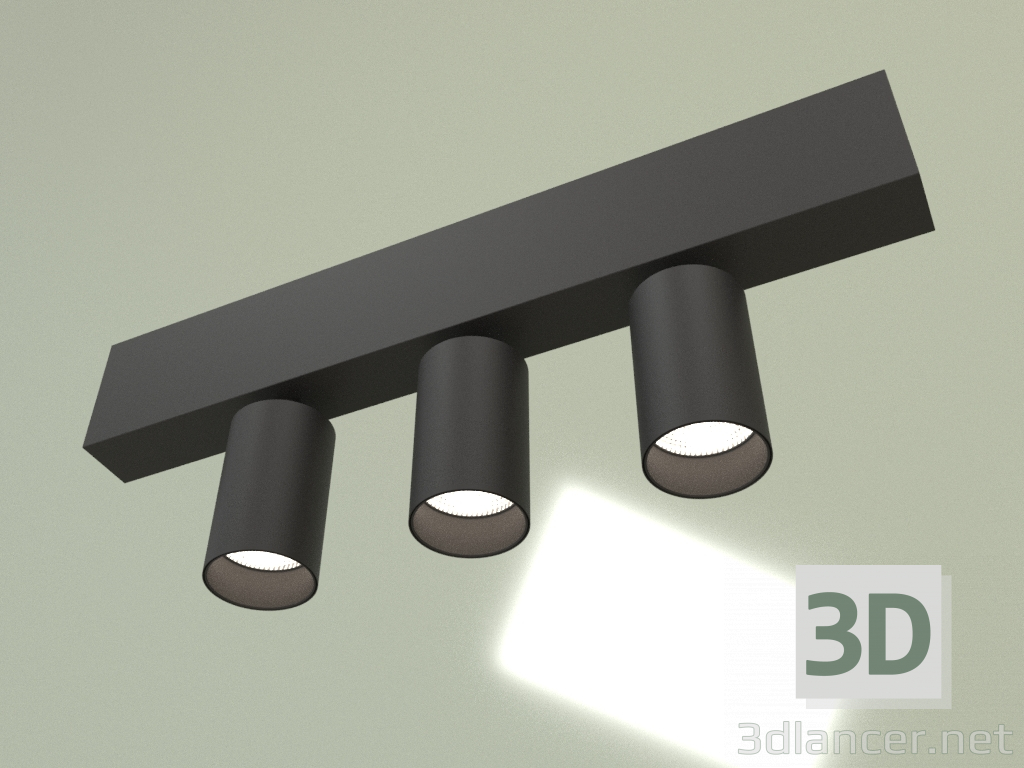 modèle 3D Lampe sur rail Aimant TS-SLC78007 3X7W NW 4000K - preview
