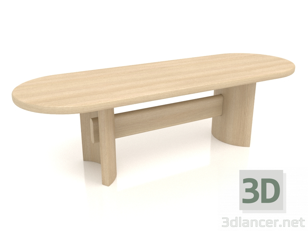 3d model Bench VK 02 (1200x400x350, wood white) - preview