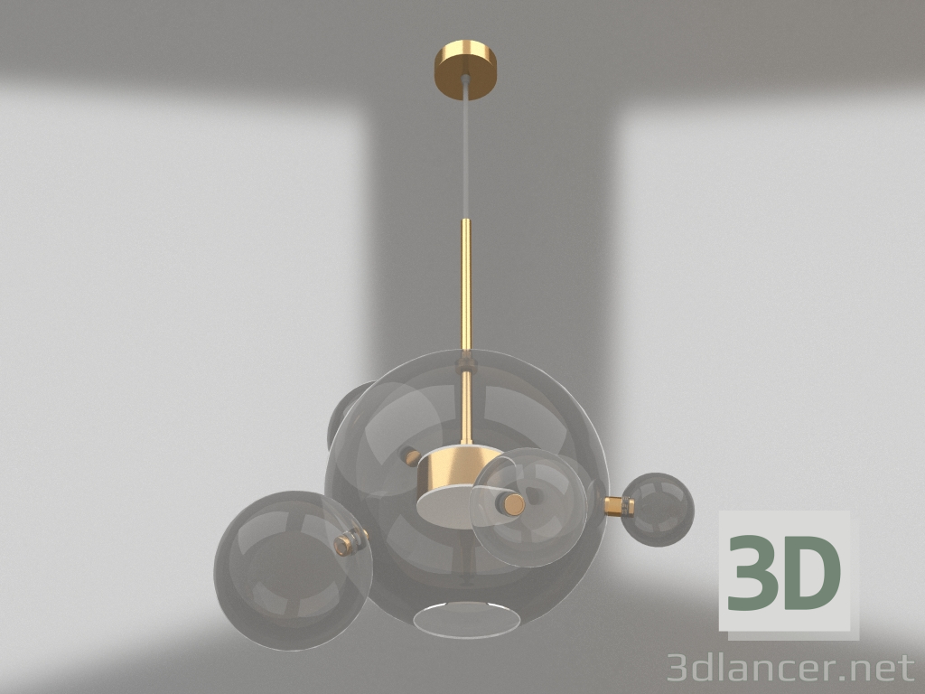 3D Modell Gall's Anhänger transparent (07545-6.21) - Vorschau