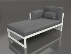 Modular sofa, section 2 left, high back (Agate gray)