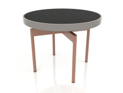 Round coffee table Ø60 (Quartz gray, DEKTON Domoos)
