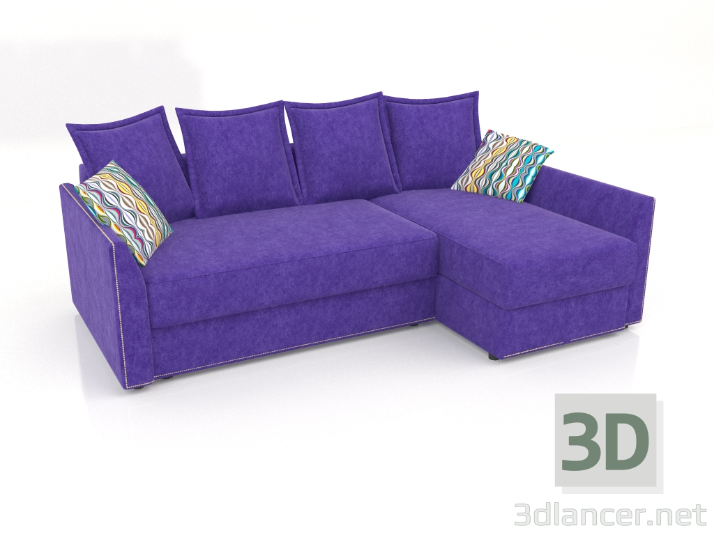 3d model Sofá elegante 2 - vista previa