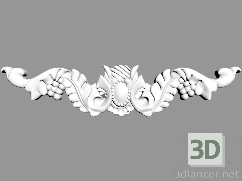 3D modeli Dekoratif panel W8025 - önizleme
