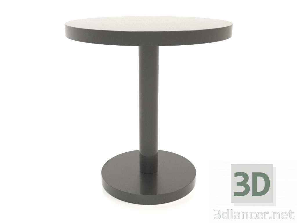 3 डी मॉडल डाइनिंग टेबल डीटी 012 (डी = 700x750, काला प्लास्टिक रंग) - पूर्वावलोकन
