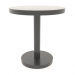 3d model Dining table DT 012 (D=700x750, black plastic color) - preview