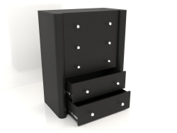 Chest of drawers TM 022 (open) (910x480x1140, wood black)
