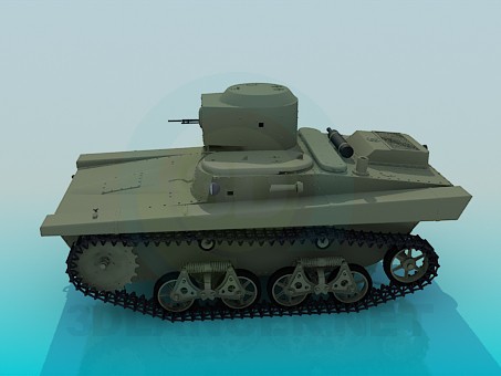 3d model T-37A - preview