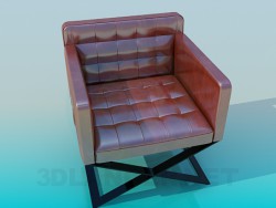Stuhl mit glänzenden Deckel