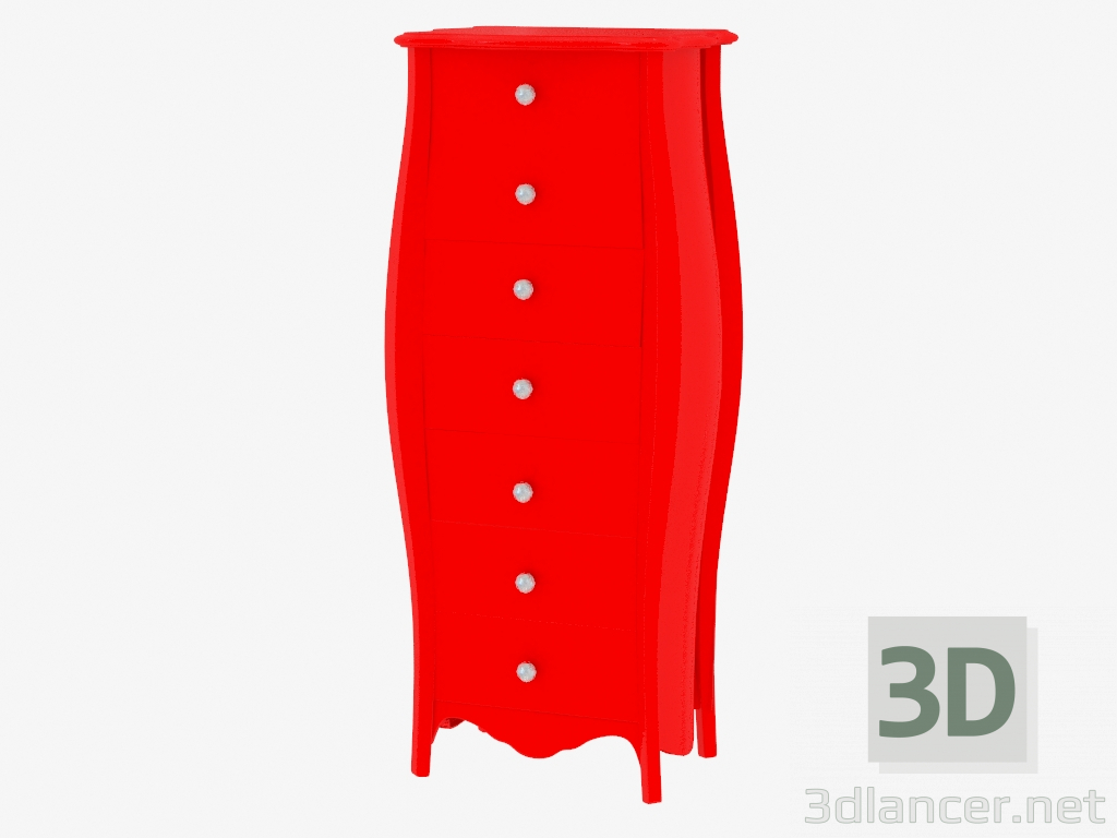 3d model Chest of drawers (art. 96010) - preview