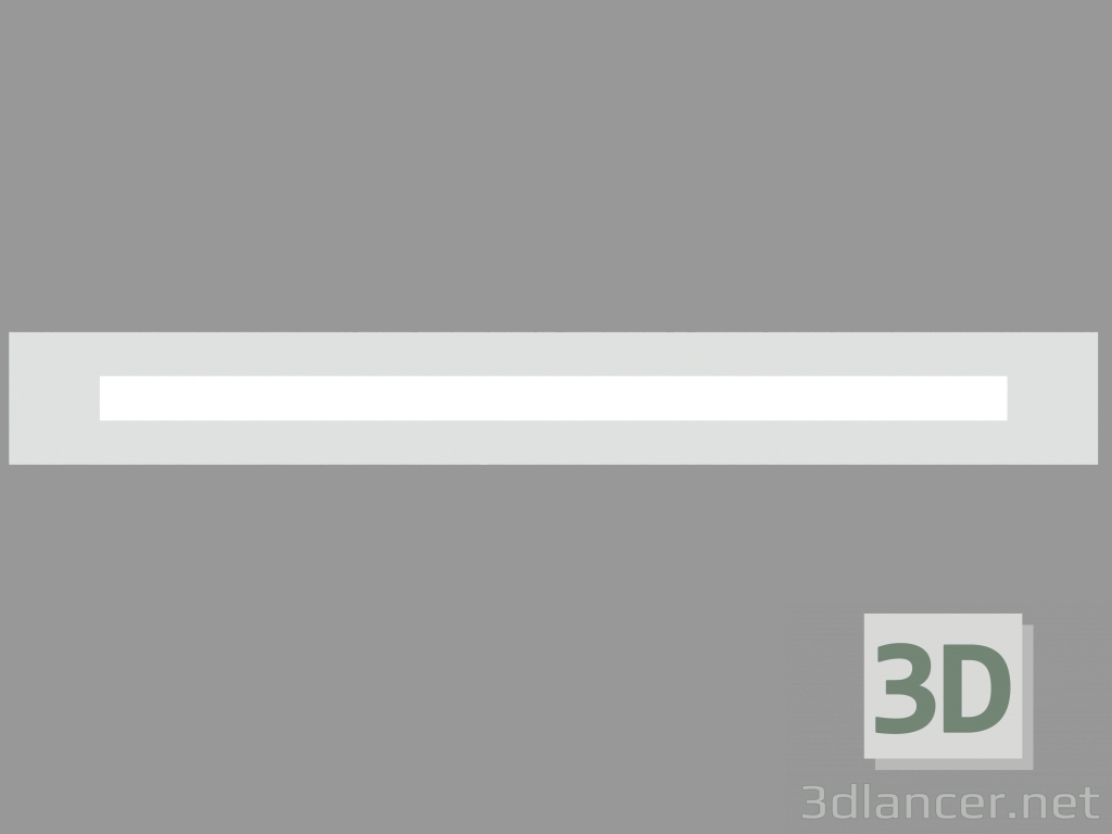 3D Modell Wandeinbauleuchte RIGHELLO LONG FLAT DIFFUSER (S4517) - Vorschau