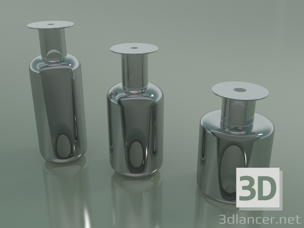 3d model Absolute Vases (Medium Gray) - preview