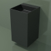 3d model Wall-mounted washbasin (03UN26303, Deep Nocturne C38, L 48, P 50, H 85 cm) - preview