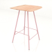 3d model Bar table Leina (Light pink) - preview