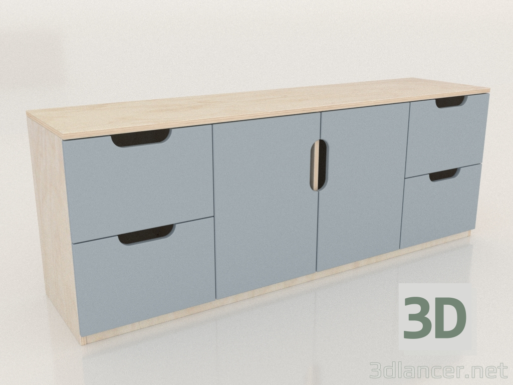 3d model MODE TV chest of drawers (DQDTVA) - preview