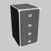 3d model Narrow chest of drawers - preview