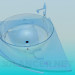 3d model Glass washbasin - preview