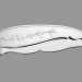 modèle 3D Corniche pour un auvent (PQAP) - preview