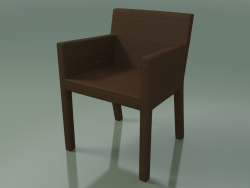 Street armchair made of InOut polyethylene (224, Cocoa)