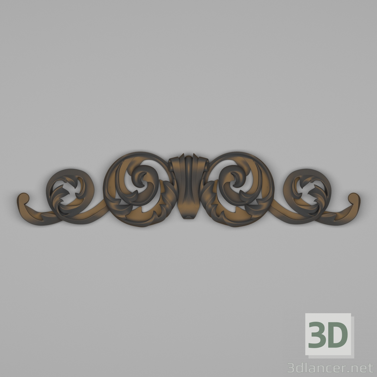 Decoración horizontal 28 3D modelo Compro - render