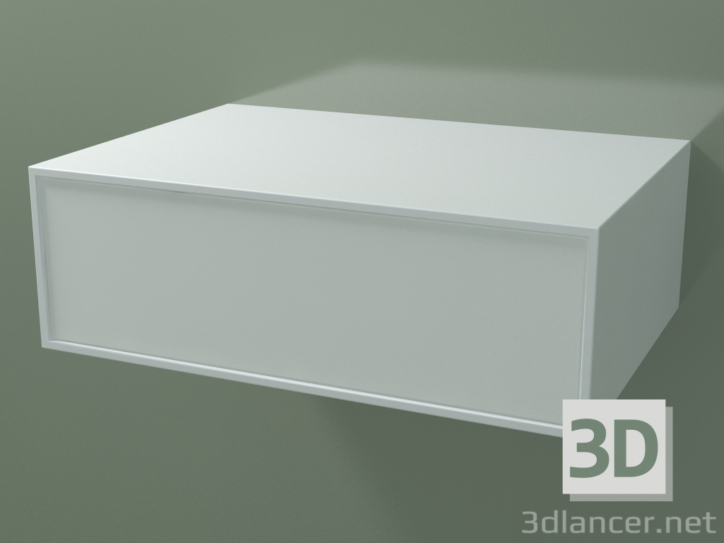 3 डी मॉडल बॉक्स (8AUCAB01, ग्लेशियर व्हाइट C01, HPL P01, L 72, P 50, H 24 सेमी) - पूर्वावलोकन