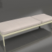 3d model Chaise longue with wheels (Gold) - preview