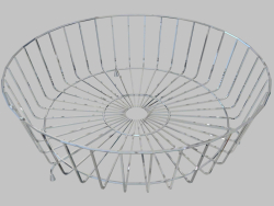 Basket for kitchen sinks with round bowl (ZZE 080K)
