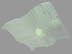 Aplique de techo de cristal Fitta (2181 5C)