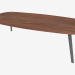 3d model Coffee table (Walnut 120x60x36) - preview