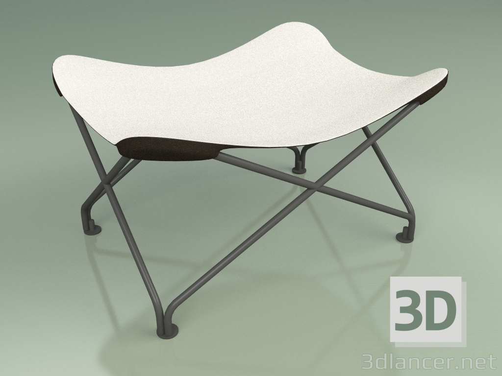 modello 3D Sgabello 391 (tela sabbia) - anteprima