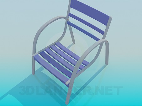 3 डी मॉडल बाकी के लिए कुर्सी - पूर्वावलोकन