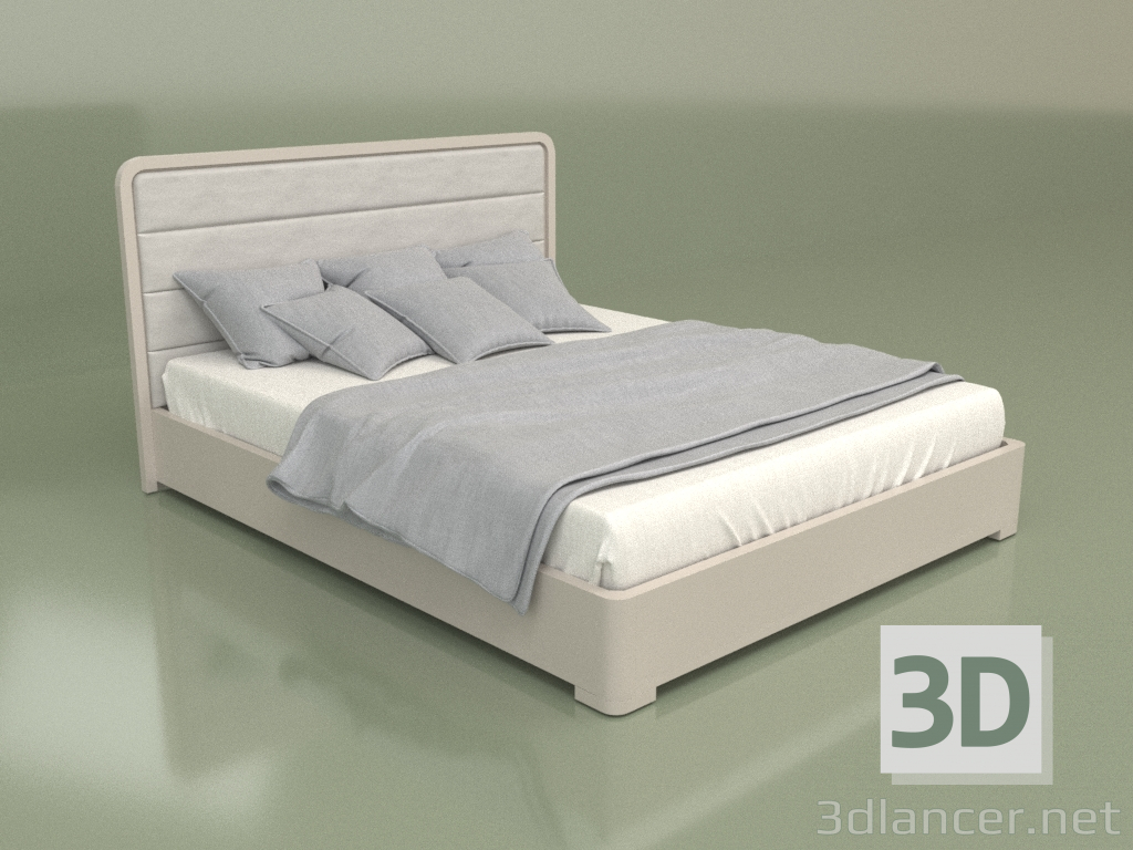 3d модель Кровать двуспальная Ro 2016 – превью