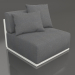 Modelo 3d Módulo de sofá seção 3 (cinza ágata) - preview
