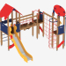 3d модель Детский игровой комплекс (1301) – превью