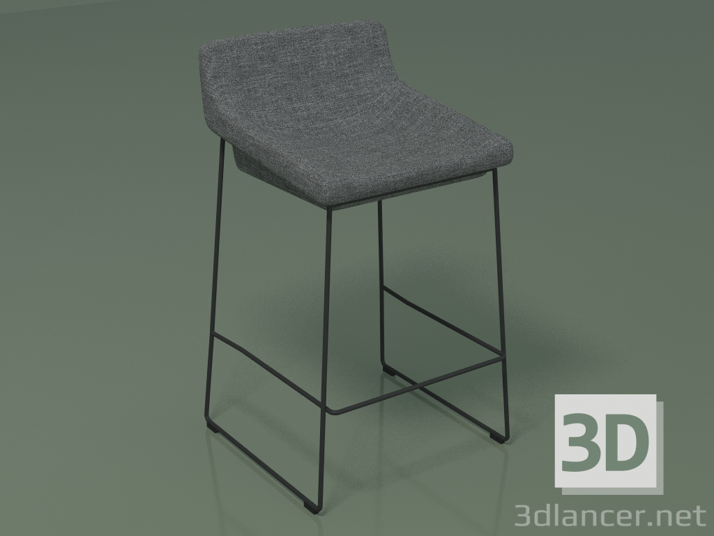 3D modeli Yarım bar koltuğu Comfy (111270, gri) - önizleme