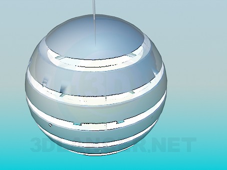 3 डी मॉडल झूमर-गेंद - पूर्वावलोकन