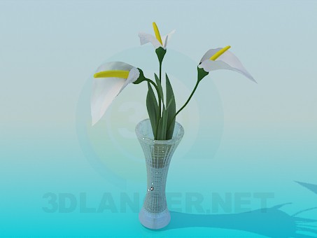 3D Modell Blume - Vorschau