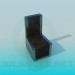 3D modeli Yüksek teknoloji tarzı sandalye - önizleme