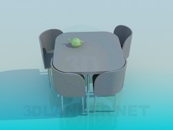 Mesa de cocina con sillas