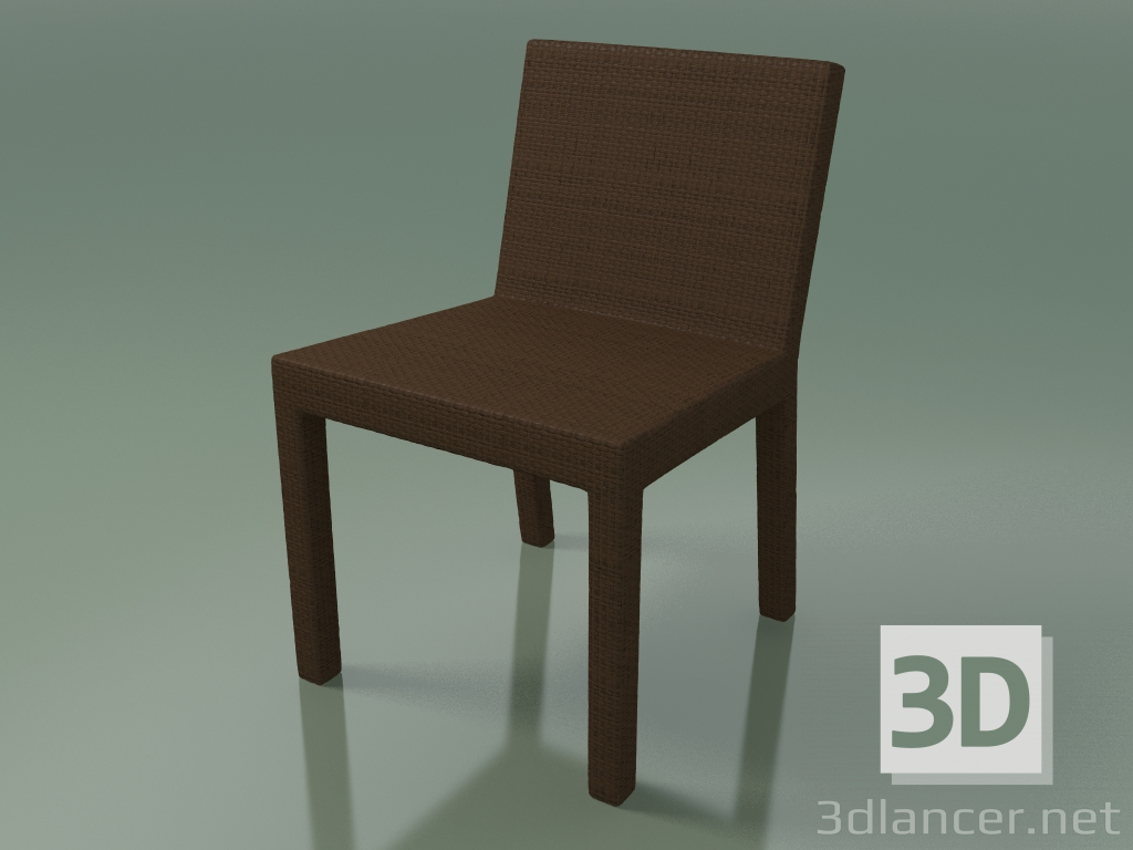 Modelo 3d Cadeira de exteriores de polietileno InOut (223, cacau) - preview