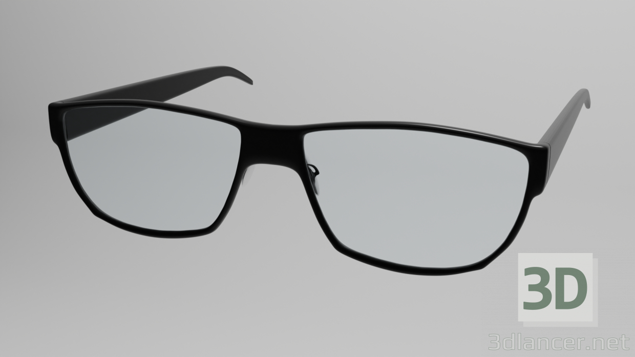 Gafas 3D modelo Compro - render