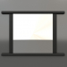 modello 3D Specchio ZL 26 (800x570, legno nero) - anteprima