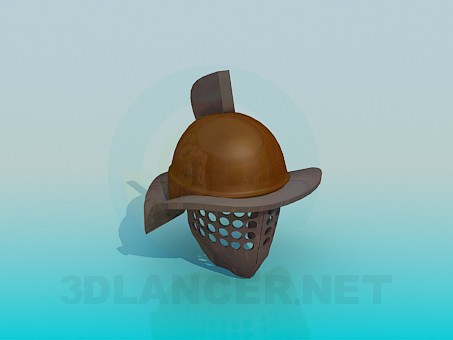 3d model Warrior's helmet - preview