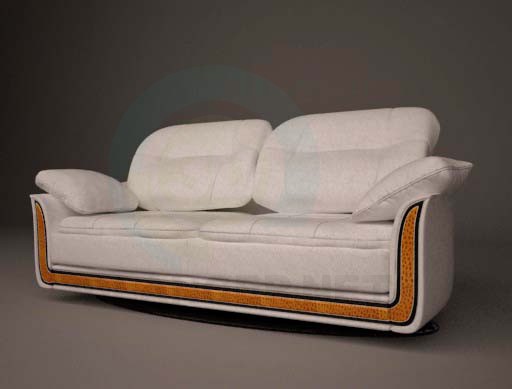 3D Modell klassisches sofa - Vorschau