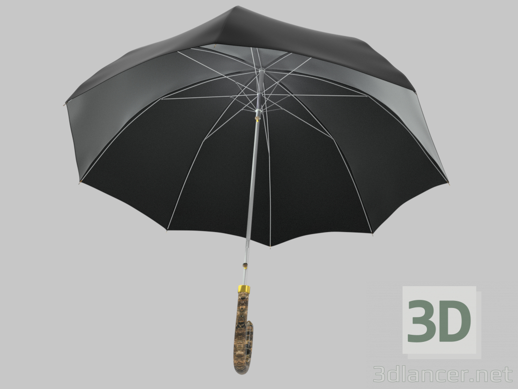 3d Зонт "Дипломат" модель купить - ракурс
