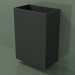 modèle 3D Lavabo suspendu (03UN36102, Deep Nocturne C38, L 60, P 36, H 85 cm) - preview